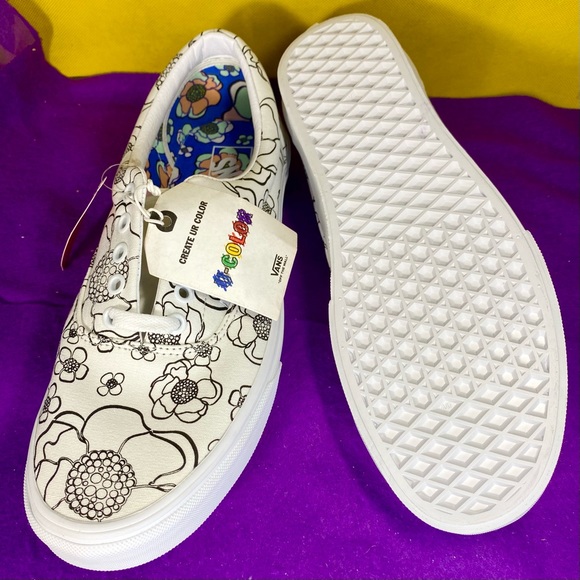 Vans Off the Wall Create UR Color Floral Men’s 10 - Picture 6 of 10